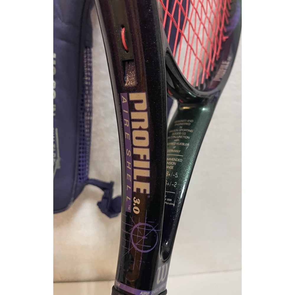 Wilson WideBody Profile 3.0 Aire Shell OS 110 4 1/2 L4 Strung 18x20 EXCL+ - Picture 2 of 12